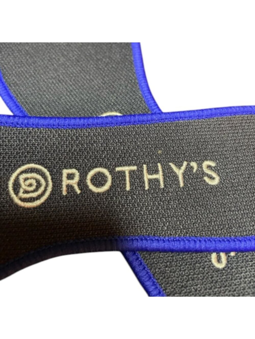 Rothy's The Point Insoles Black with Royal Blue Trim NEW in Package Size 9 - Picture 4 of 4